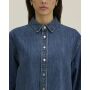 Palmer - De unisex denim overshirt - Mid Wash (XS) Palmer - De unisex denim overshirt - Mid Wash (XS)