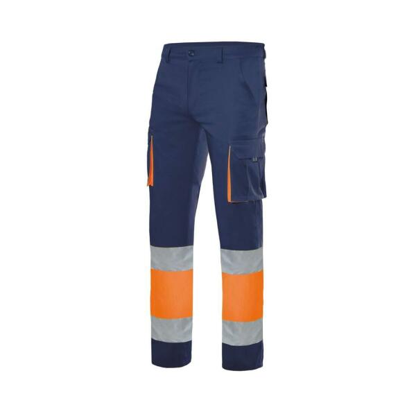 TWO-TONE HIGH VISIBILITY MULTI-POCKET TROUSERS