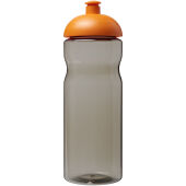 H2O Active® Eco Base 650 ml sportfles met koepeldeksel - Houtskool/Oranje H2O Active® Eco Base 650 ml sportfles met koepeldeksel - Houtskool/Oranje