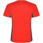 Shanghai sportshirt met korte mouwen voor kinderen - Rood/Donkerlood - 4
