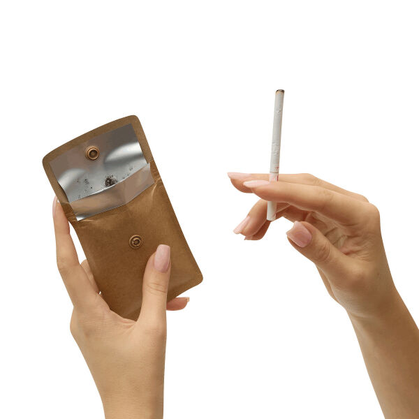 CLEAN - Pocket-asbak bruin CLEAN - Pocket-asbak bruin