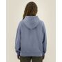 Chaser Vintage - De unisex relaxed garment-dyed hoodie - G. Dyed Blue Grey (XXS)