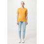 IQONIQ Bryce gerecycled katoen t-shirt, ochre yellow (L)