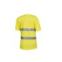 HI-VIS TOP COOL V-NECK T-SHIRT, HI VIS YELLOW, XXL, YOKO
