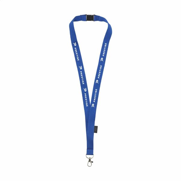 Lanyard Safety GRS RPET 2 cm Schlüsselband - blau Lanyard Safety GRS RPET 2 cm Schlüsselband - blau