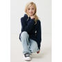 IQONIQ Yengo kids recycled katoen hoodie met steekzakken, donkerblauw (910)