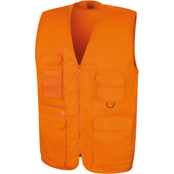 Safari Gilet Orange XL Safari Gilet Orange XL
