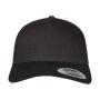 S-Panel Retro Trucker Cap - Black - One Size