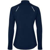 Estambul damessweater met lange mouwen en halve rits - Navy Blue - S