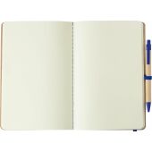 Gerecycled kartonnen notitieboekje (A5) Theodore zwart