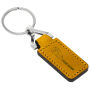 Sleutelhanger P02688, Kunstleder, Geel