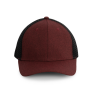Urban Truckerpet - 6 panelen Tawny Port Heather / Black One Size
