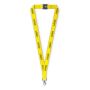Polyester lanyard met reflecterende draden Polyester lanyard met reflecterende draden