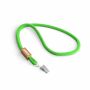 Polyester koord-keycord met bamboe plaatje