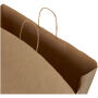Papieren tas 90-100 g/m2 gemaakt van kraftpapier met gedraaide handgrepen - XXL - Kraft bruin