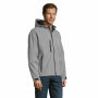REPLAY MEN - REPLAY HEREN SOFTSHELL - XXL - Grijs Gemeleerd