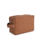 Toilettas van biologisch katoen. Washed Caramel Coffee One Size
