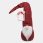HANS - Vilten kerstkabouter met puntmuts rood HANS - Vilten kerstkabouter met puntmuts rood
