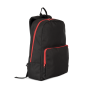 Rugzak met contrasterende ritssluiting Black / Red One Size