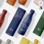 Thermosfles x Jouw Stad - Blauw - 500 ml