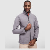 Rudolph unisex softshell jack - Donkerlood - 3XL
