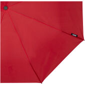 Birgit 21'' opvouwbare windproof gerecyclede PET-paraplu - Rood