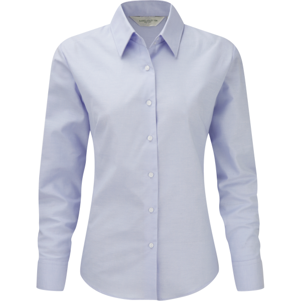 Ladies' Long Sleeve Easy Care Oxford Shirt Oxford Blue XXL Ladies' Long Sleeve Easy Care Oxford Shirt Oxford Blue XXL