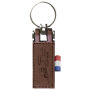 Sleutelhanger P02510F, Leder, Bruin