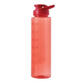 AQUA LEVEL - Sportdrinkfles rood