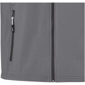 Langley softshell heren jas - Staalgrijs - 2XL