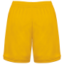 Basketbalshort voor dames Sporty Yellow XS