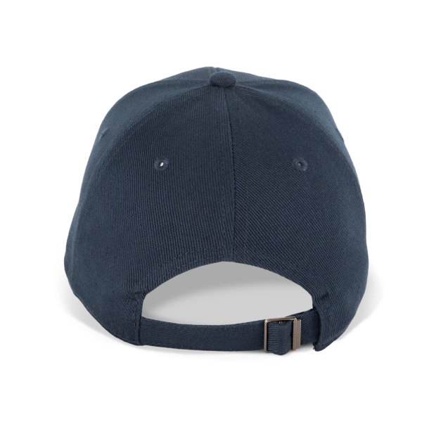 Biologisch katoenen pet met 6 panelen - K-up Gold Label Navy One Size Biologisch katoenen pet met 6 panelen - K-up Gold Label Navy One Size