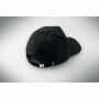WALE - 5 panelen corduroy baseballcap - Zwart