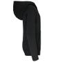 Kinder Sweater met gecontrasteerde capuchon Black / Yellow 8/10 jaar Kinder Sweater met gecontrasteerde capuchon Black / Yellow 8/10 jaar