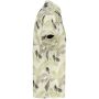 Ecologisch herenoverhemd met plantenmotief ivory palm leaves XXL