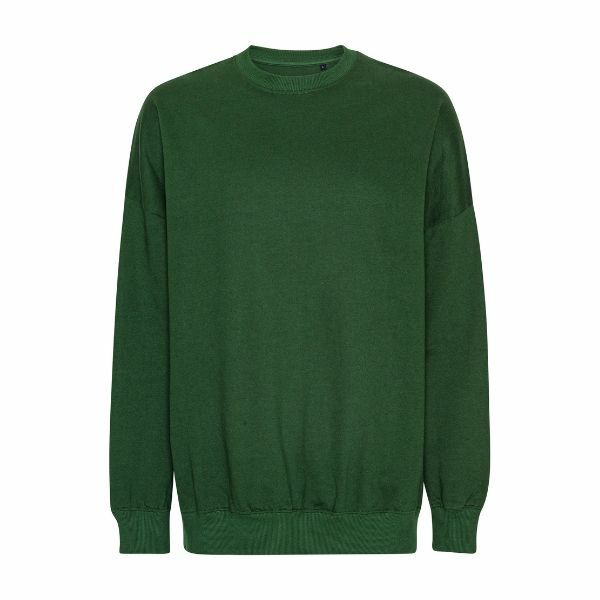 Neutral Tiger Cotton Oversized Sweatshirt_Bottle Green_XS Neutral Tiger Cotton Oversized Sweatshirt_Bottle Green_XS