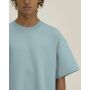 Hazener - Het unisex relaxed interlock T-shirt - Pebble Blue (XXS) Hazener - Het unisex relaxed interlock T-shirt - Pebble Blue (XXS)