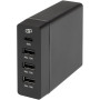 ADAPT 72W recycled plastic PD power station - Solid black