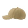 PILOT PIPING SANDWICH-S, KHAKI, One size, ATLANTIS HEADWEAR