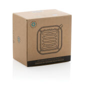 3W RCS gerecycled plastic draadloze Sunwave solar speaker, zwart
