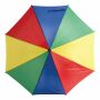 Automatisch te openen paraplu DISCO blauw, geel, groen, rood