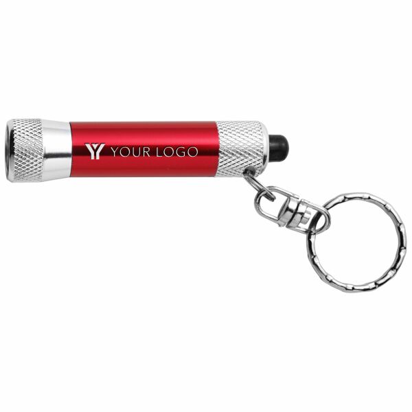 Aluminium 3-in-1 sleutelhanger Audrey zwart Aluminium 3-in-1 sleutelhanger Audrey zwart