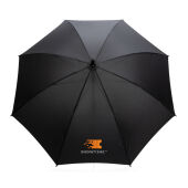 23" Impact AWARE™ RPET 190T storm proof paraplu, zwart