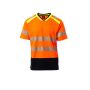 Alley fluorescent orange/navy blue XL