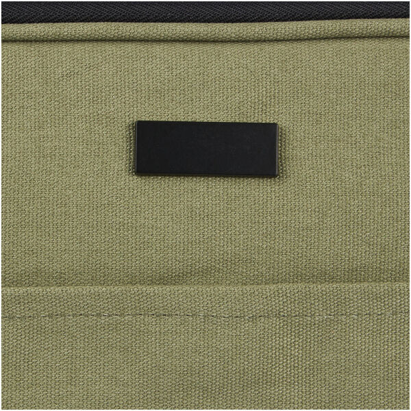 Joey 14 inch GRS gerecyclede canvas laptophoes, 2 l - Olijf Joey 14 inch GRS gerecyclede canvas laptophoes, 2 l - Olijf