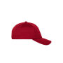 6 Panel Sports Cap red one size