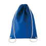 Katoenen rugzak met koordjes Dark Royal Blue One Size
