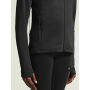 Adv Explore Power Fleece Hood Jkt W Black XXL