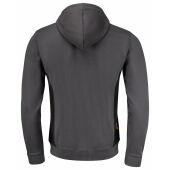 5400 Sweatshirt hoodie do.grijs/zwa s
