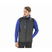 BLACK COMPASS PADDED SOFTSHELL GILET, BLACK/ORANGE, 4XL, RESULT